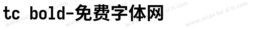 tc bold字体转换